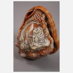 Konvolut Muschelschnitzereien