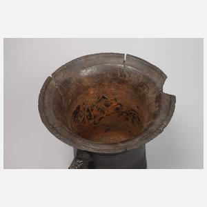 Drei historische Mörser