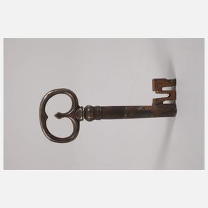 Vorhängeschloss mit drei Schlüsseln