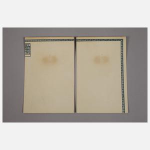 Paar Tischbilderrahmen