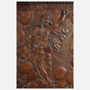 Barockes Lederrelief