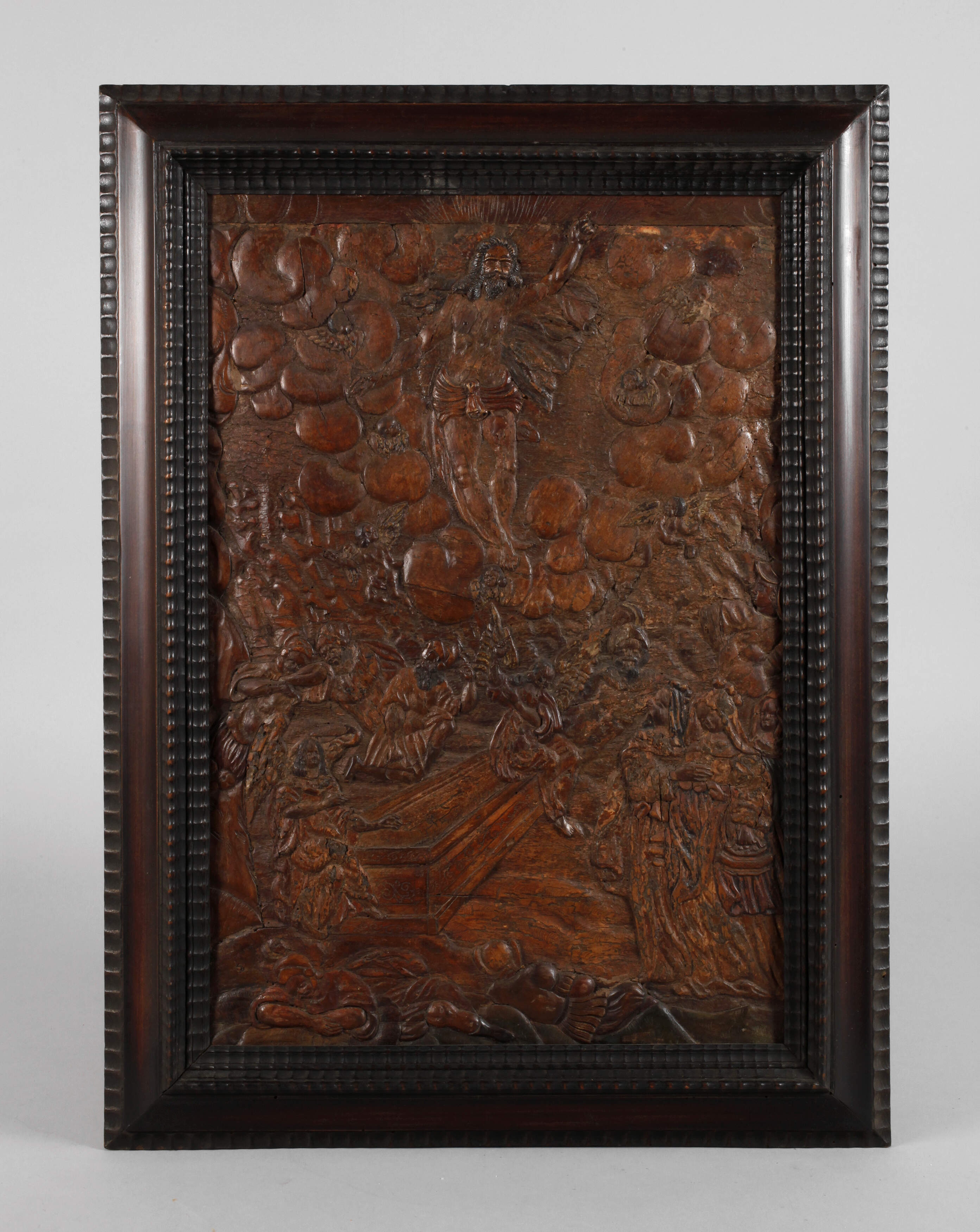 Barockes Lederrelief