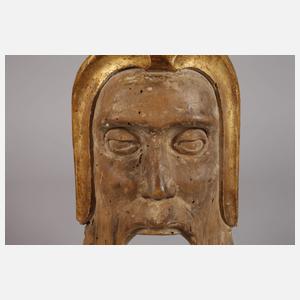 Geschnitzte Wandapplik