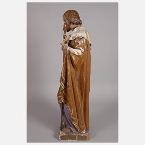 Geschnitzte Heiligenfigur
