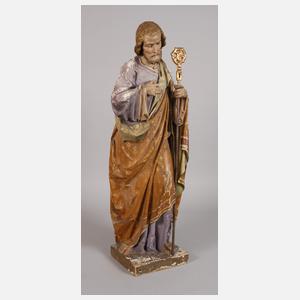 Geschnitzte Heiligenfigur