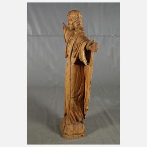 Geschnitzte Heiligenplastik