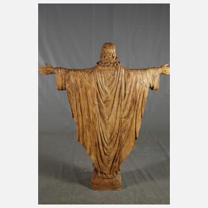 Geschnitzte Heiligenplastik