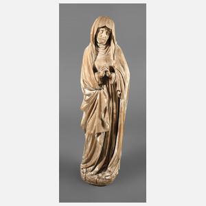 Geschnitzte Heiligenfigur