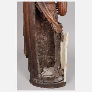 Geschnitzte Heiligenfigur