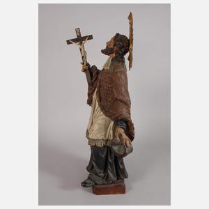 Geschnitzte Heiligenplastik