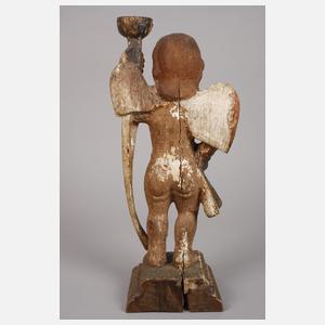 Figürlicher Leuchter Barock