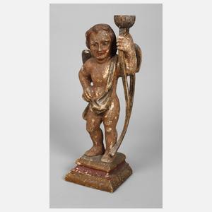 Figürlicher Leuchter Barock