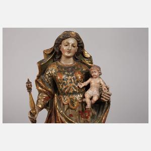 Geschnitzte Heiligenplastik