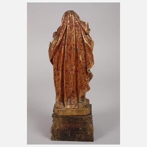 Geschnitzte Heiligenplastik