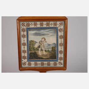 Kleiner Stellschirm Biedermeier