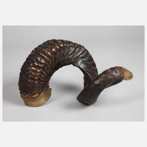 Horn mit Messingmontur