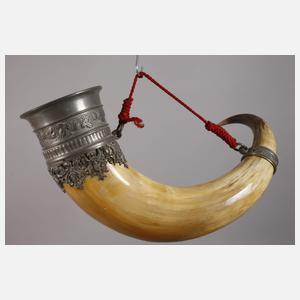 Großes Trinkhorn als Ehrenpreis