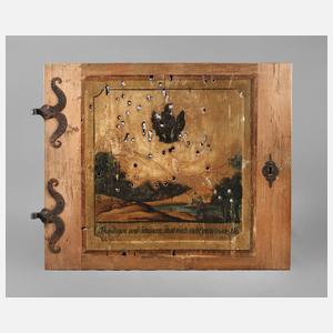 Tür als Schießscheibe