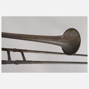 Vier Blechblasinstrumente