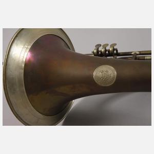 Vier Blechblasinstrumente