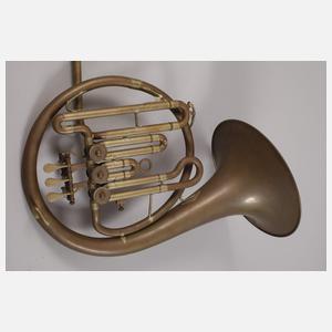 Vier Blechblasinstrumente