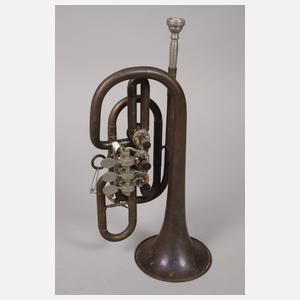 Vier Blechblasinstrumente