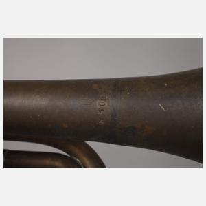 Vier Blechblasinstrumente