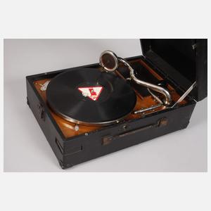 Koffergrammophon + Platten