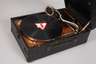 Koffergrammophon + Platten