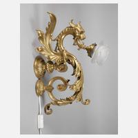 Prunkvolle Wandlampe Historismus111