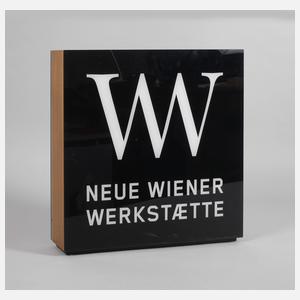 Leuchtschild Neue Wiener Werkstätte