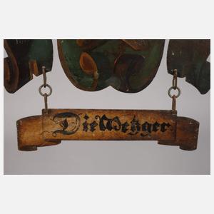 Innungsschild "Die Metzger"