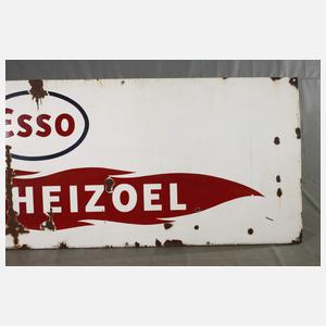 Großes Emailleschild Esso