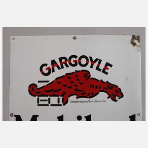 Emailleschild Gargoyle