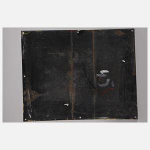 Emailleschild Gargoyle