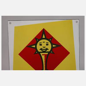 Emailleschild Sonnenbräu