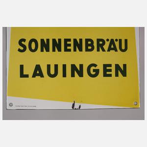 Emailleschild Sonnenbräu