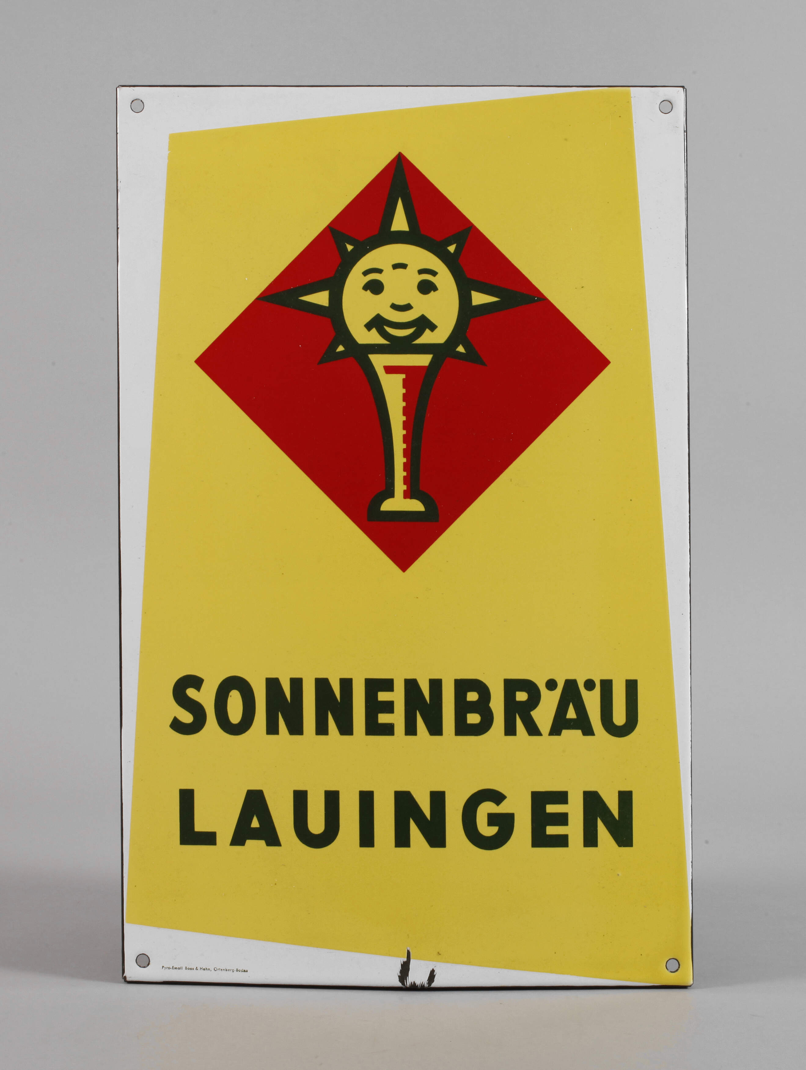 Emailleschild Sonnenbräu