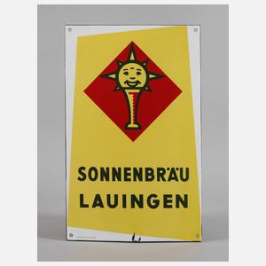 Emailleschild Sonnenbräu