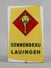 Emailleschild Sonnenbräu