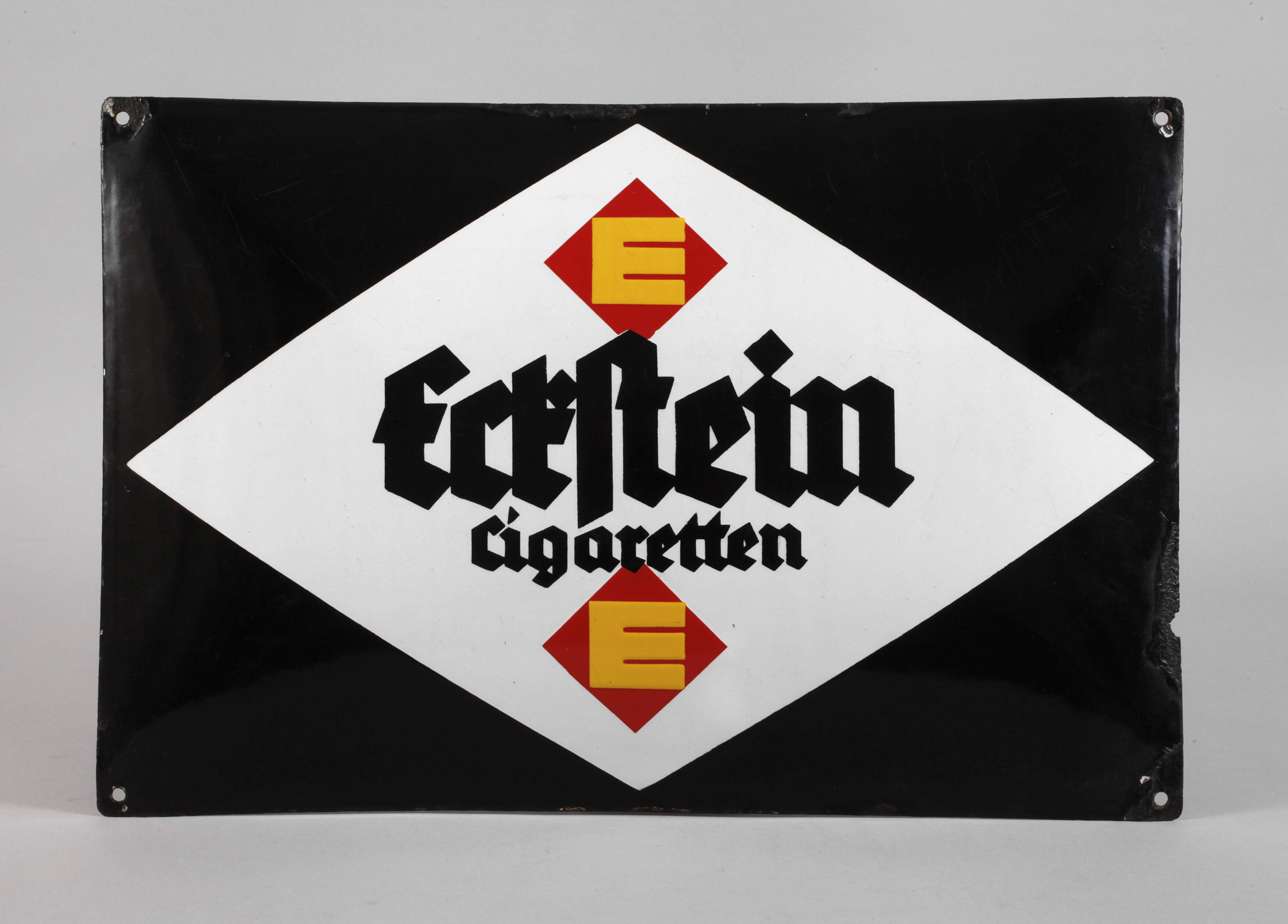 Emailleschild Eckstein