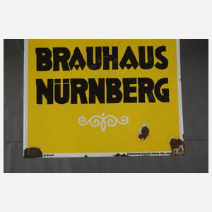 Emailleschild Brauhaus Nürnberg