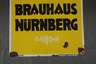 Emailleschild Brauhaus Nürnberg