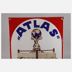 Emailleschild Atlas