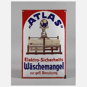 Emailleschild Atlas