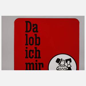 Emailleschild Sinner Bier