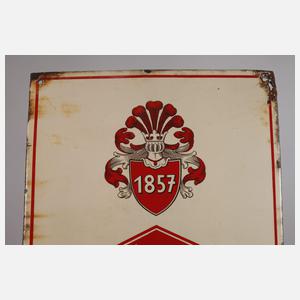 Emailleschild Trumpf