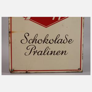 Emailleschild Trumpf