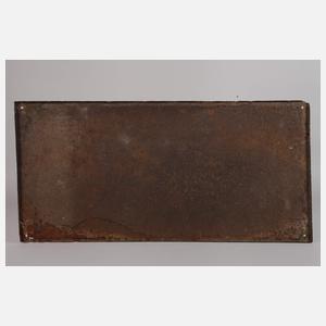 Emailleschild Trumpf