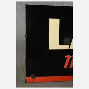 Großes Emailleschild Labo